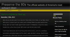 Desktop Screenshot of preservethe80s.com